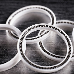 Spring energized PTFE seal